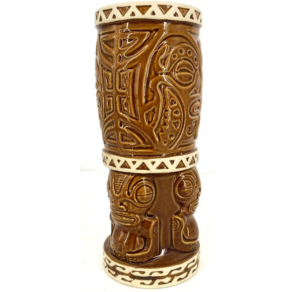 Tiki Mug Nari Rani Marquesan Tiki Farm Flounder Ceramic 2000-2015 8" Tall - Picture 4 of 8